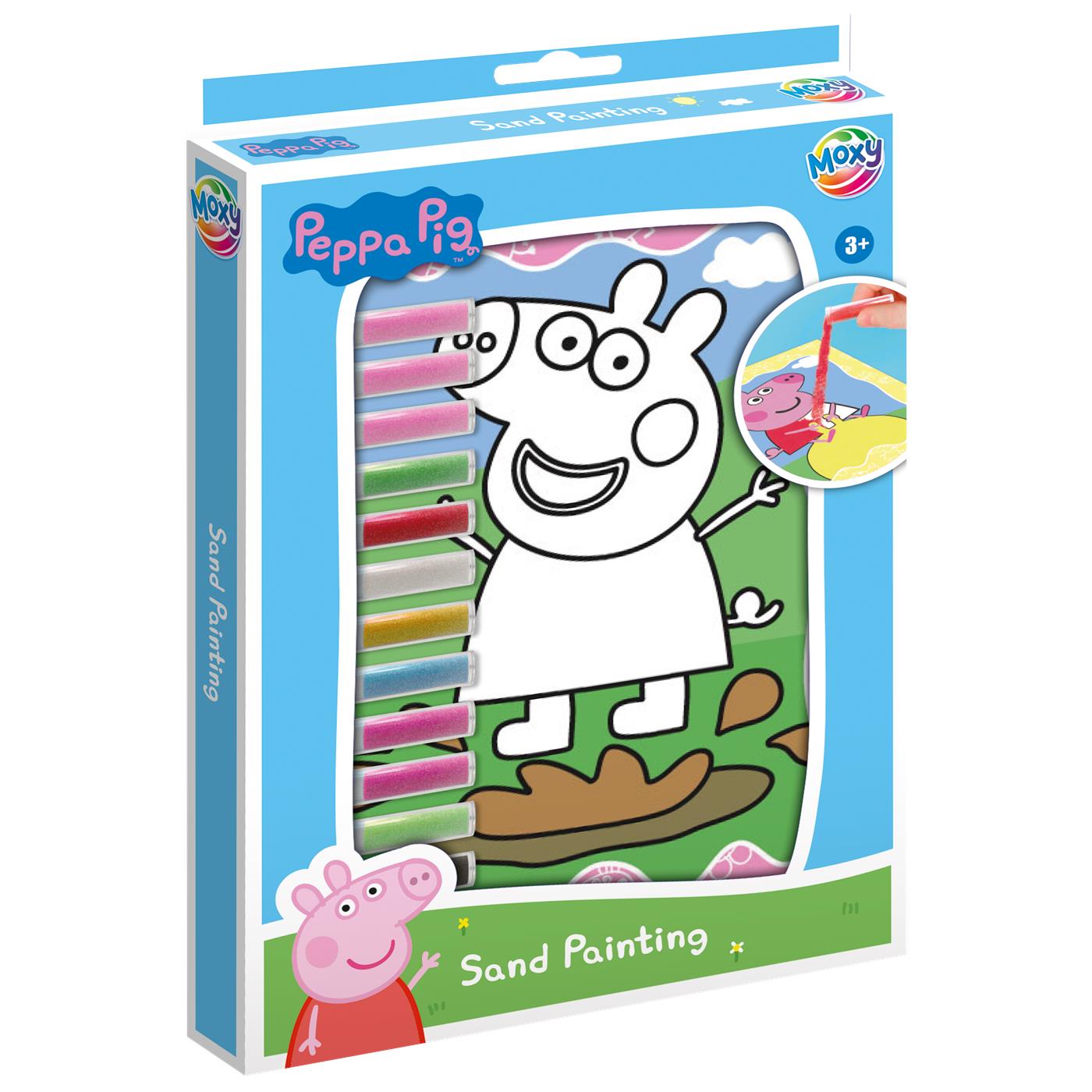 Peppa Pig Zand Schilderen, 16dlg.