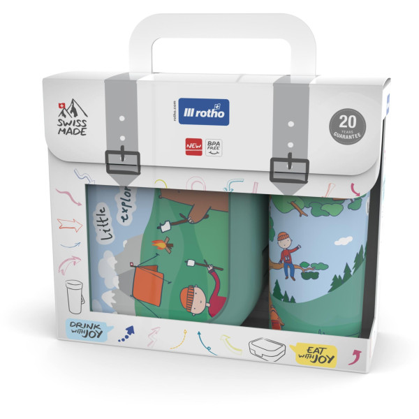 Rotho Lunchset To Go kids explorer boys