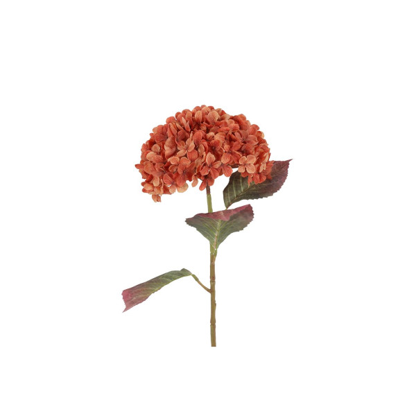 Kunstbloem hydrangea L oranje