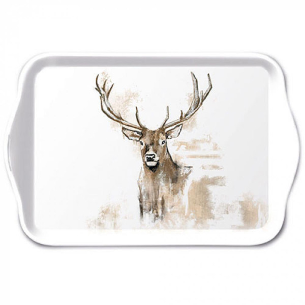 Ambiente Tray melamine 13x21cm Antlers