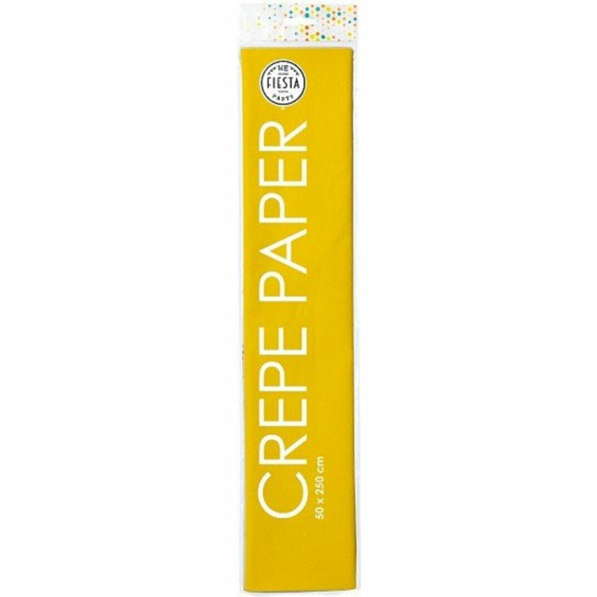 Crepepapier 50x250cm Geel Pak A 12 Rol