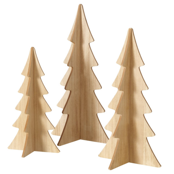 Deco kerstbomenset 3-delig H51-70cm XL