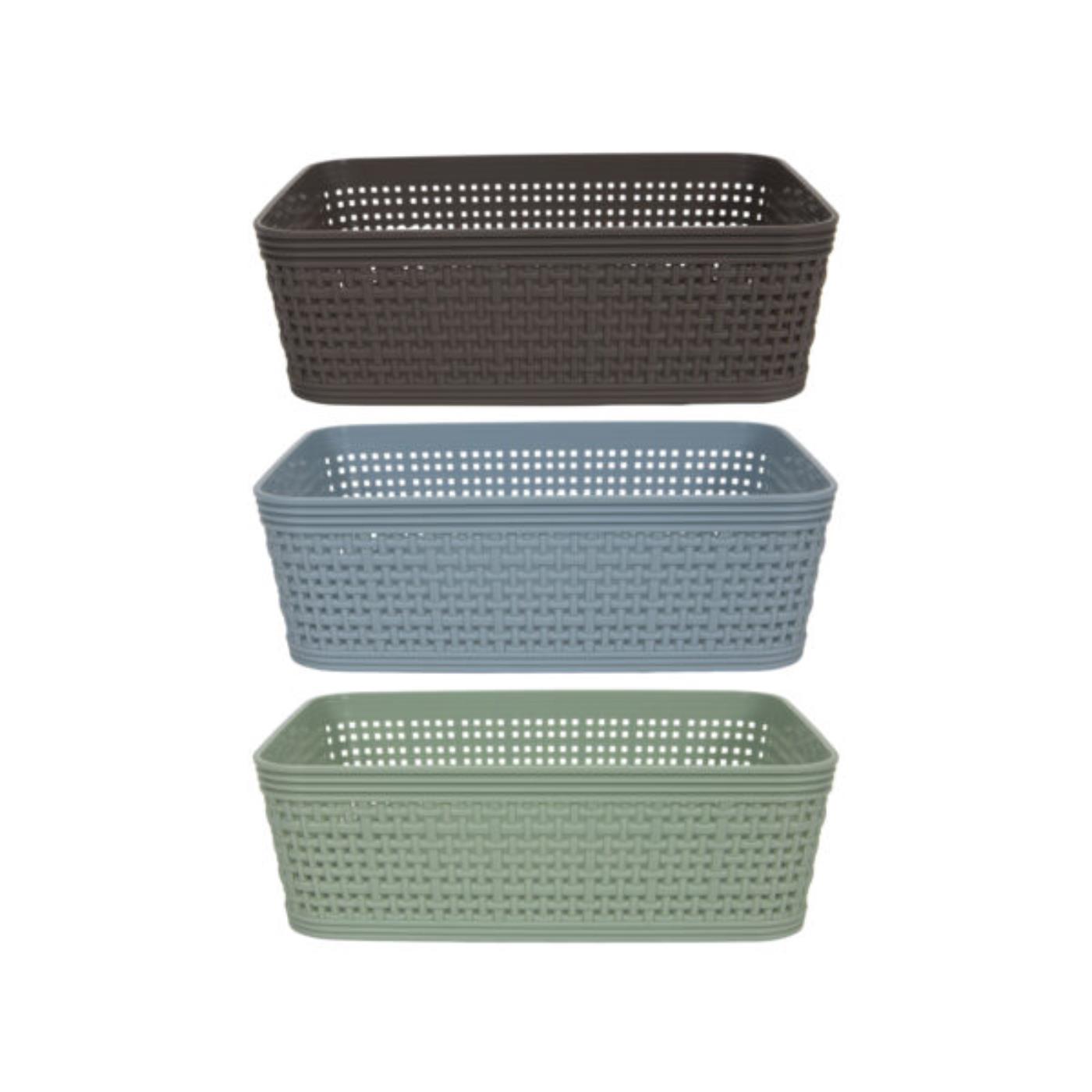 Mand 4,5L 24,5x16x10cm Woven