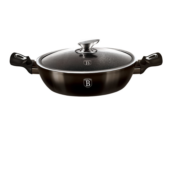 Berlingerhaus hapjes braadpan 28cm zwart