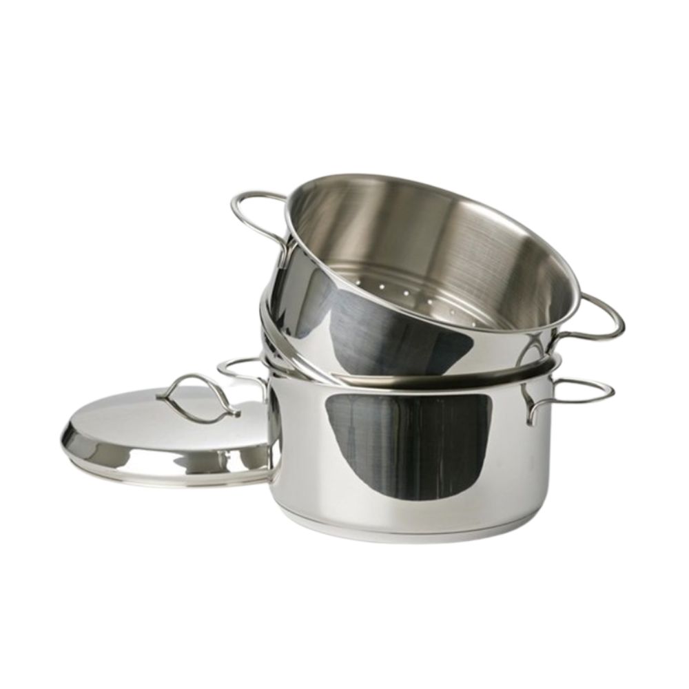 Eurocuisine Stomerset 16cm RVS Met Stalen Grepen 1.8liter