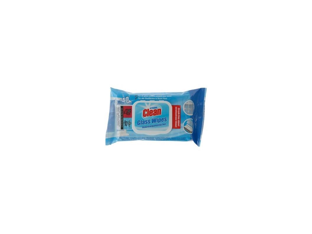 At Home Clean Glasreinigingdoekjes Wipes 40pcs Regular