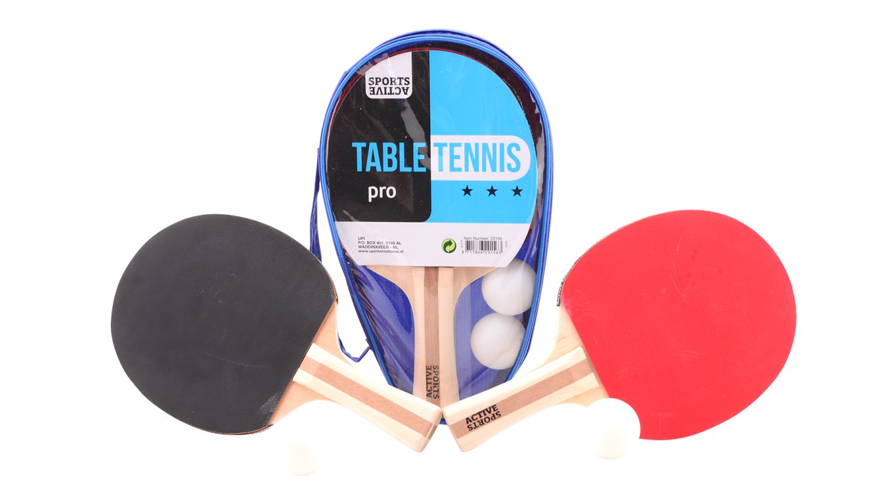 Tafeltennisset Johntoy Incl 2 Ballen In Draagtas