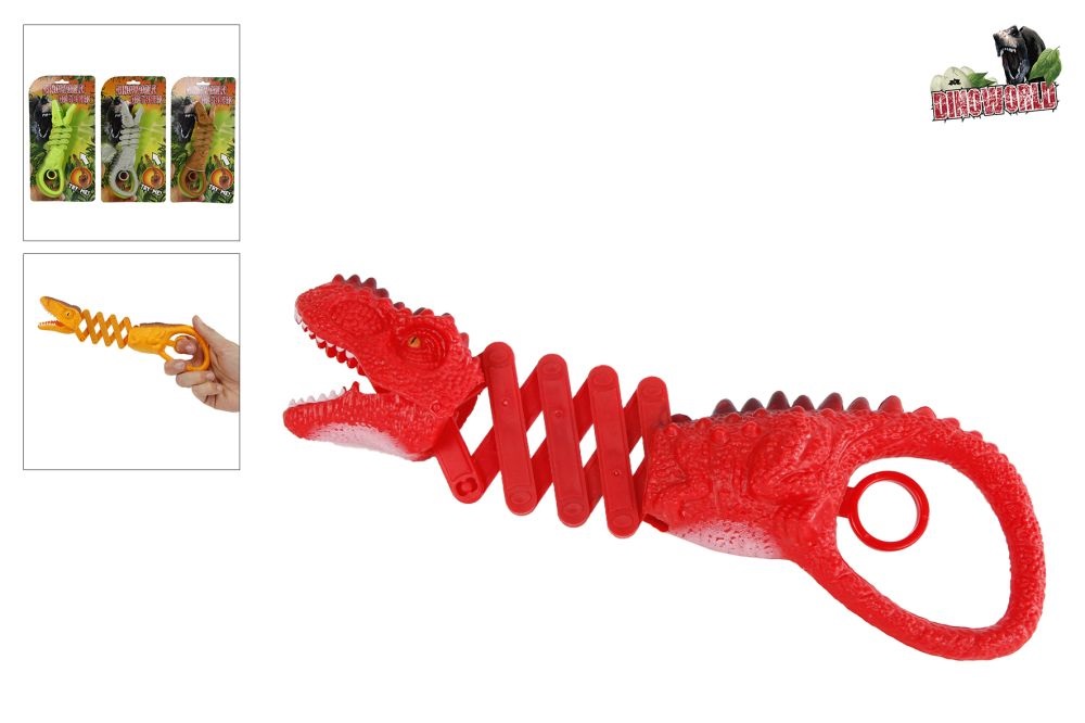 DinoWorld Dino Grijper 20-31cm, Verkrijgbaar In 4 Verschillende Kleuren