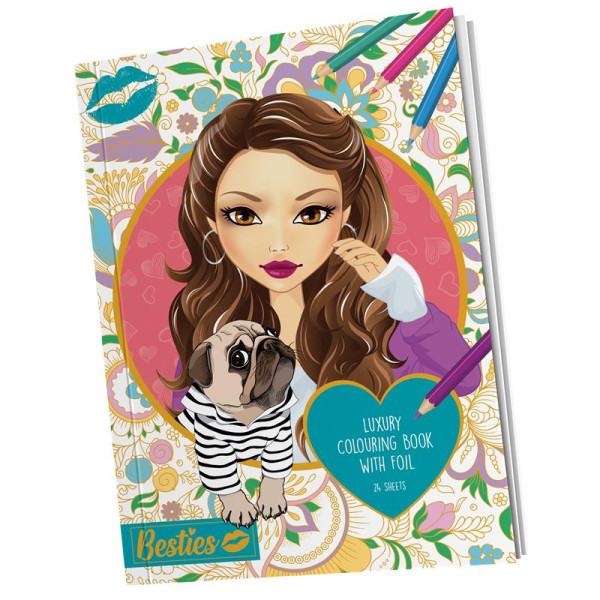 Grafix Besties Luxury kleurboek A4