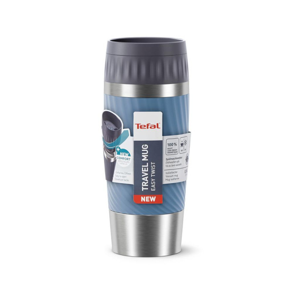 Tefal Travel mug easy twist blauw