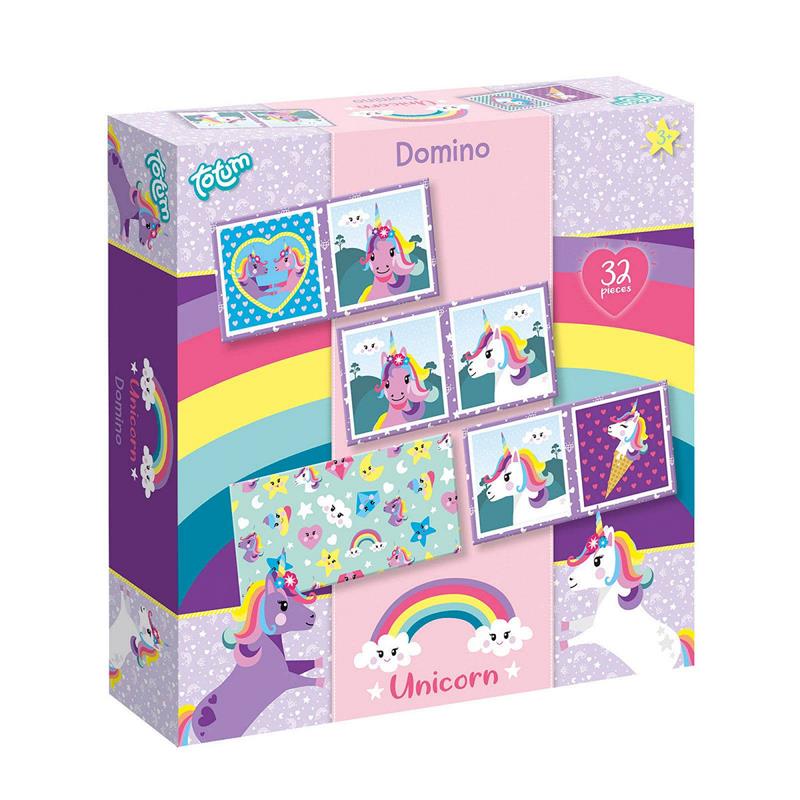 Totum Unicorn domino spel kinderspel