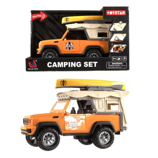 Auto camping jeep met kano 24cm