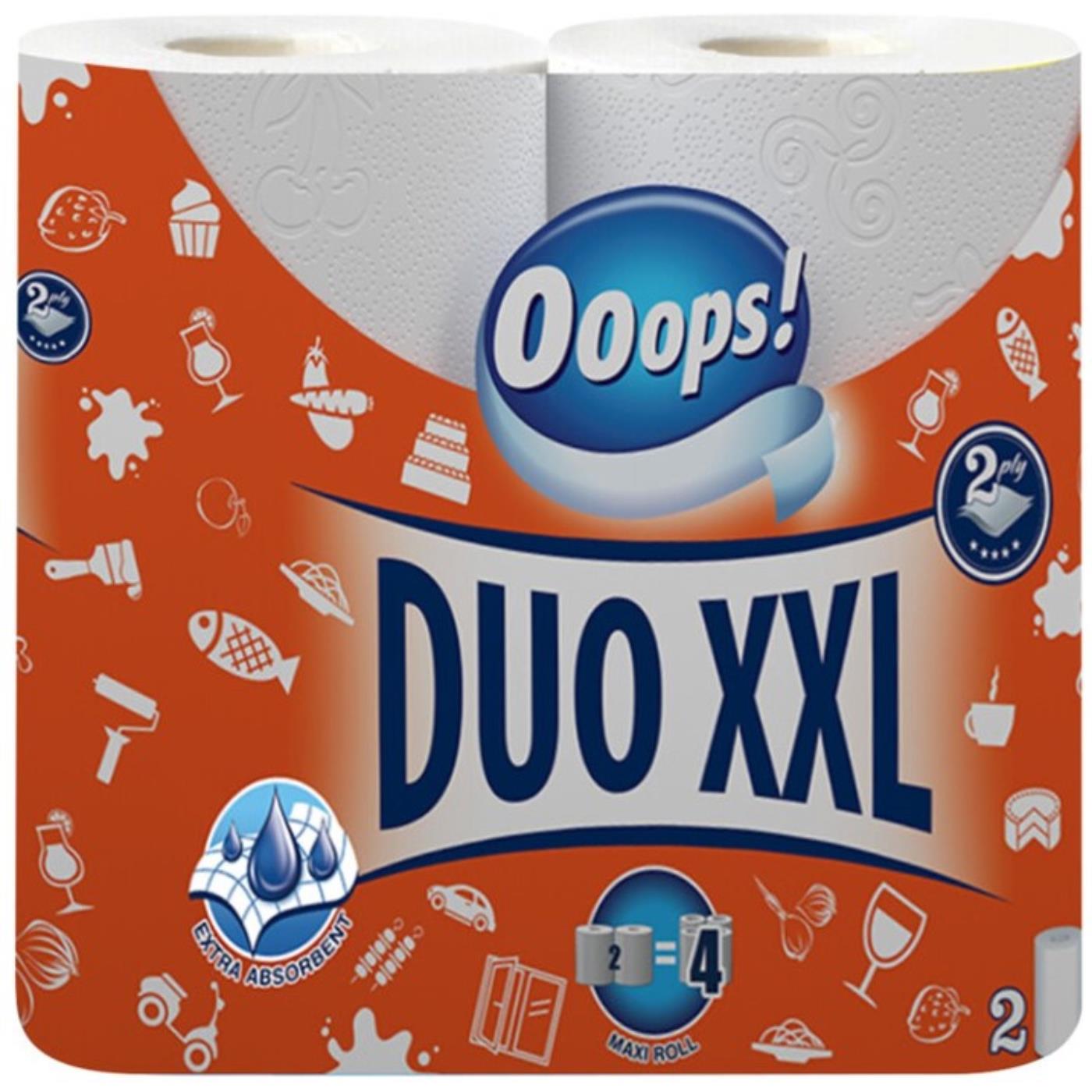 Ooops! Keukenpapier Duo XXL 2-laags 2 stuks