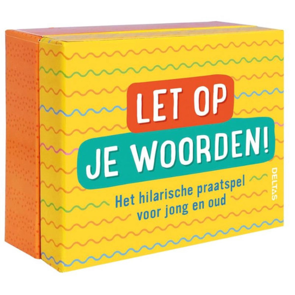 Let op je woorden! - doos met kaarten