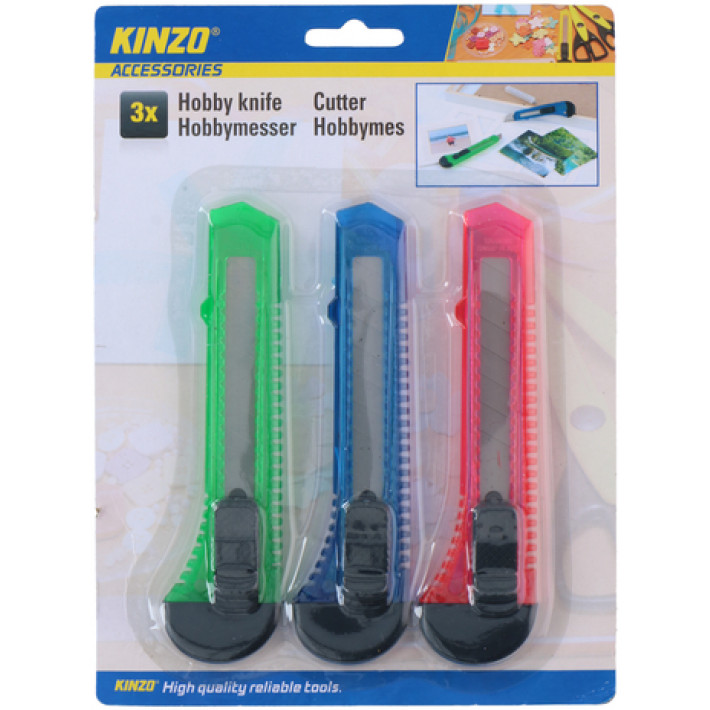 Kinzo Hobby mes 3 stuks