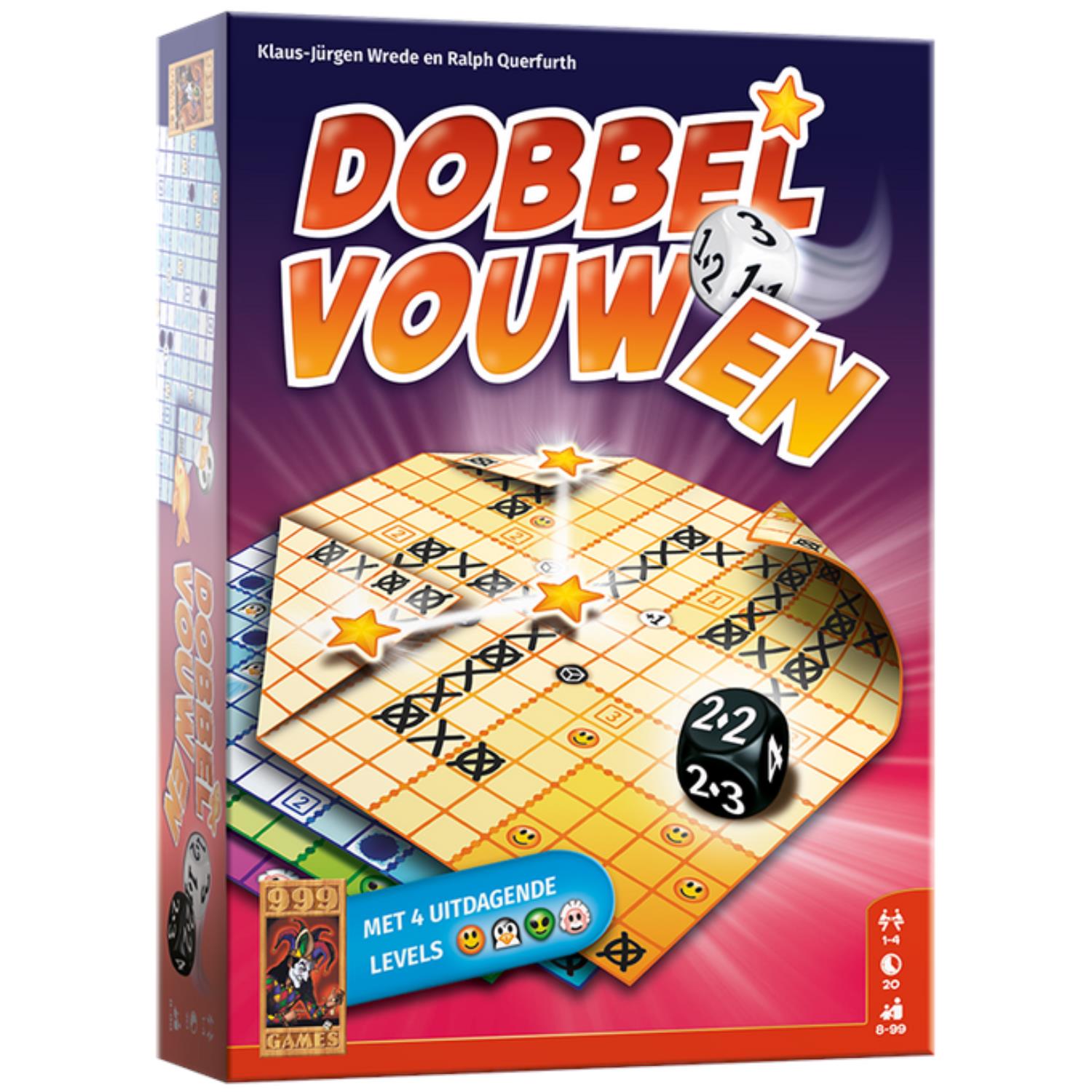 999 Games Dobbel Vouwen dobbelspel