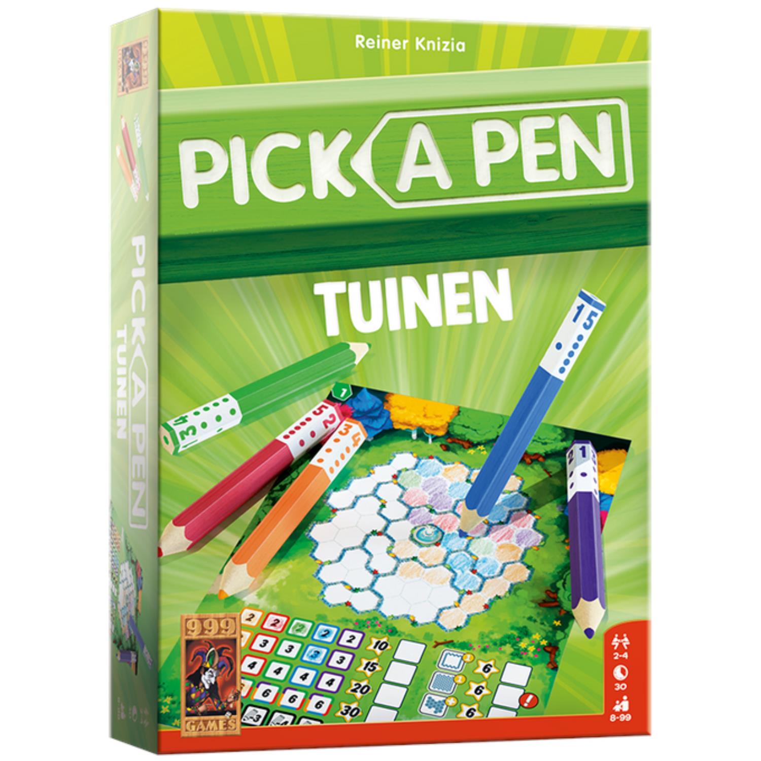 999 Games Pick A Pen Tuinen Dobbelspel