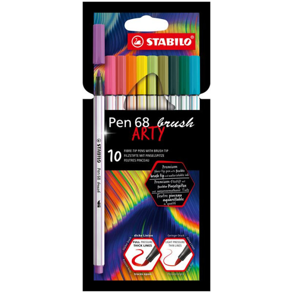 Stabilo Arty Pen 68 brush etui a 10st