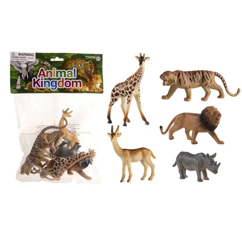 Jonotoys wilde dieren Animal Kingdom 5 delig