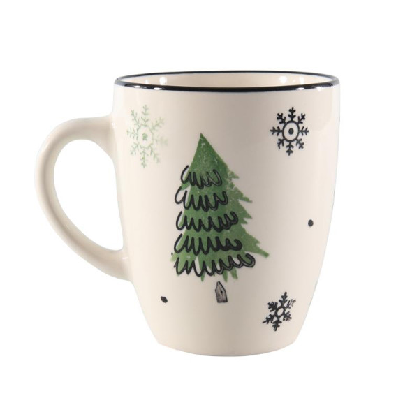 Mok kerstboom deco 350ml