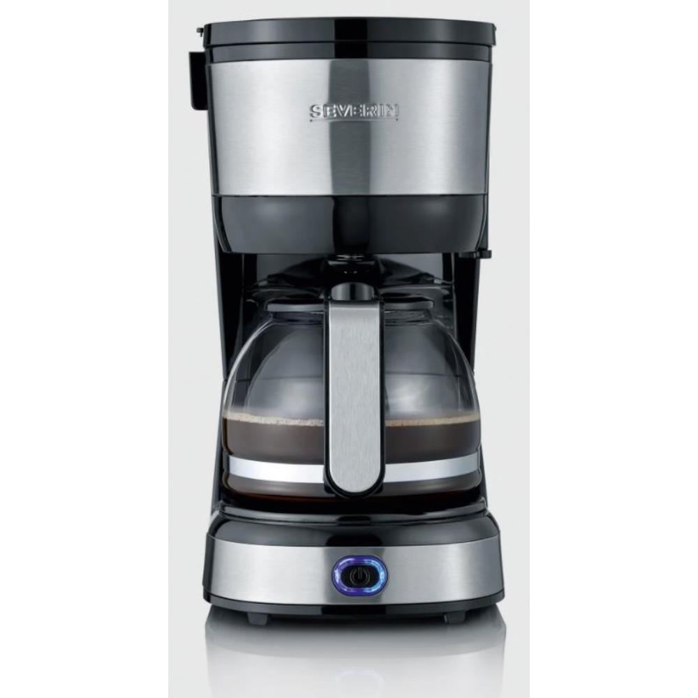 Severin Koffiezetapparaat 4-kops 750W RVS/zwart