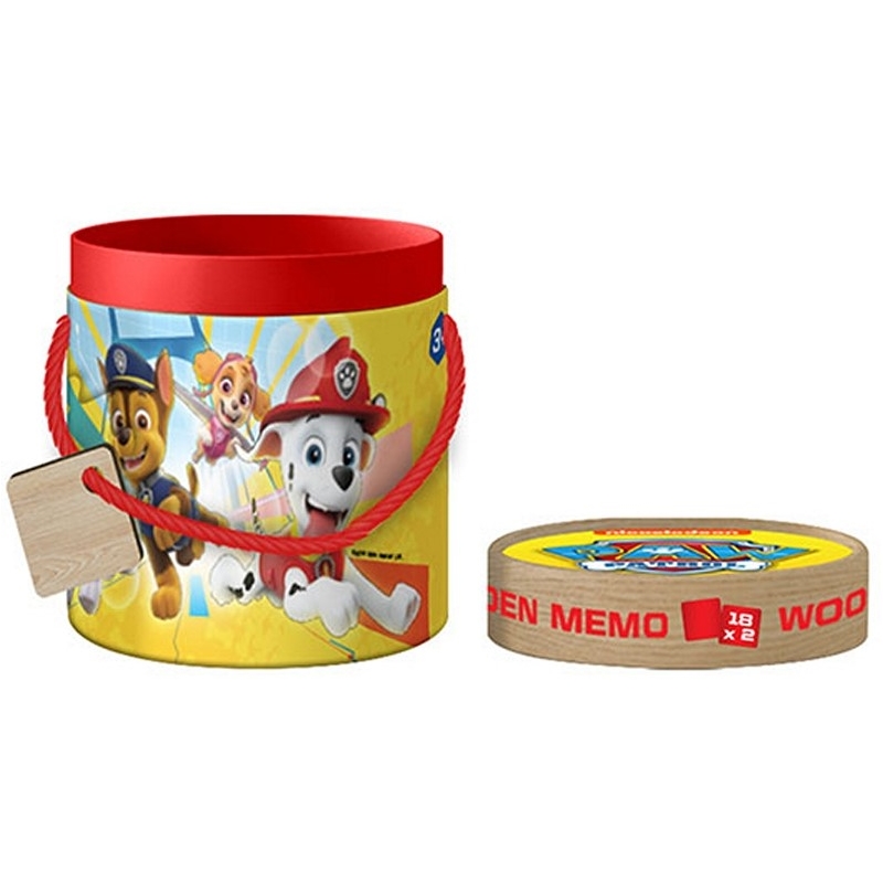 Toi Toys Paw Patrol Houten Geheugen Spel L - 36 Kaartjes 11x13cm