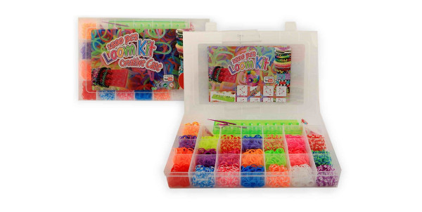 Loombandset 2500-delig in kunststof box