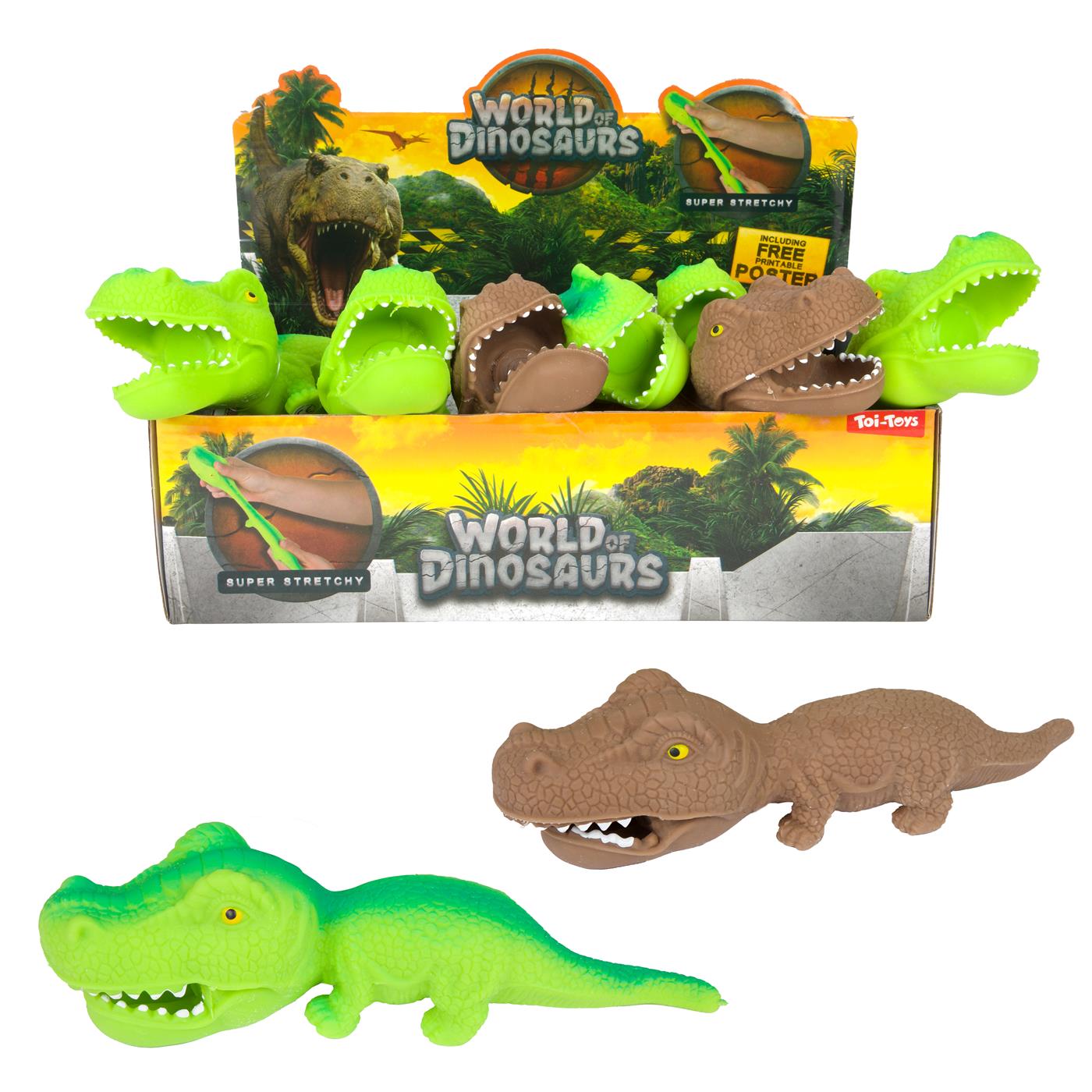 Toi Toys WORLD OF DINOSAURS Kneed Dino Rekbaar