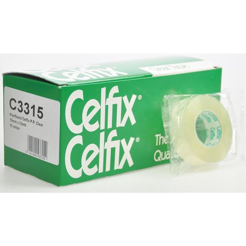 Celfix Plakband 15mmx33m Ecol Doos A 10 Rol