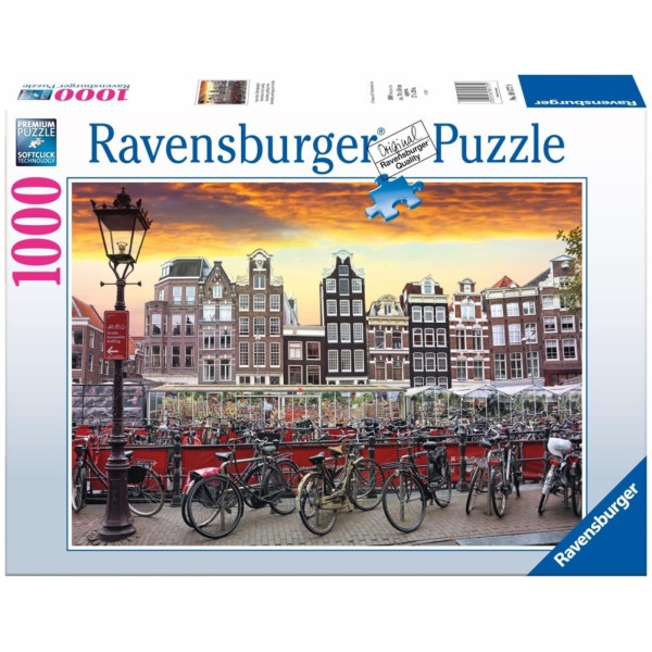 Puzzel Amsterdam fietsenstalling