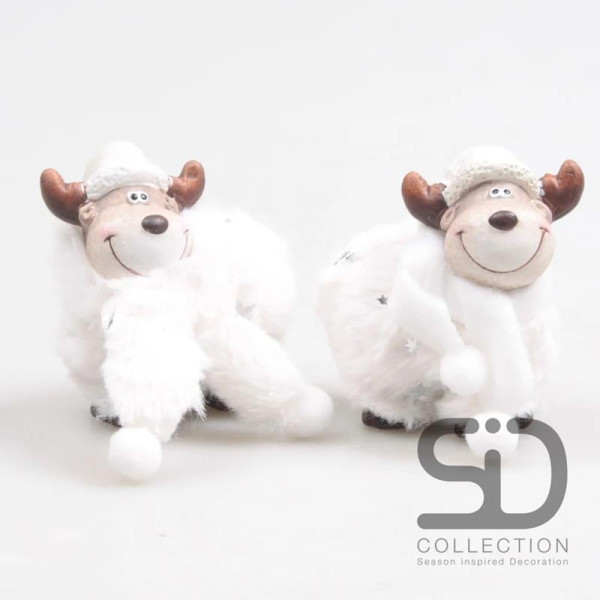 Beeld Eland Zoe & Gus 7,5x4,5x8cm