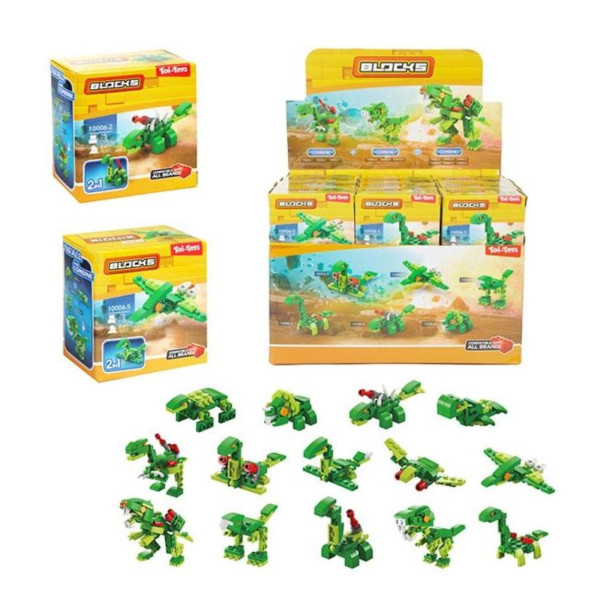 Toi Toys Blocks Bouwstenen dino of robot