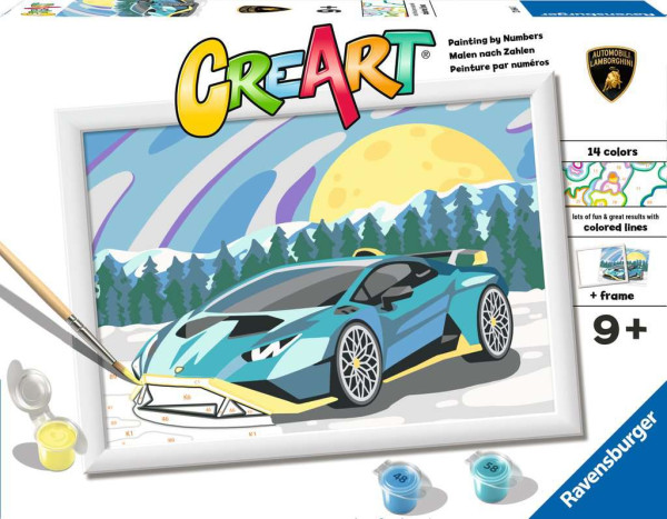 Ravensburger CreArt Blue Lamborghini