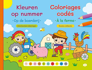 Kleuren op nummer - Op de boerderij