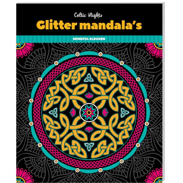 Glitterkleurboek Mandala's Celtic Nights