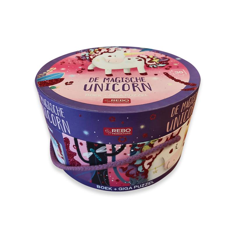 Rebo Magische Unicorn - Boek + Puzzel