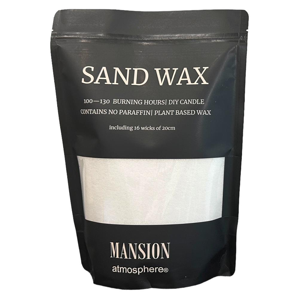 Mansion Atmosphere Sand Wax Wit 1kg In Ziplock Zak 16x20cm Met Lonten