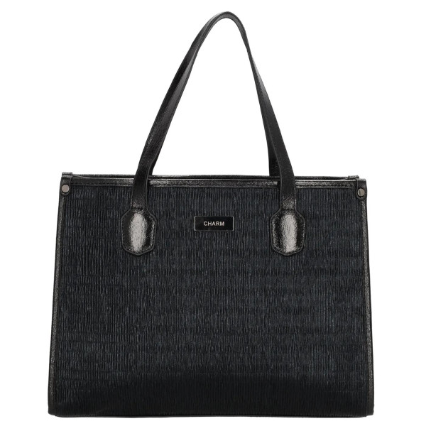 Charm London Kingsway Shopper zwart