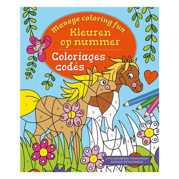 Manege Coloring Fun - Kleuren op nummer