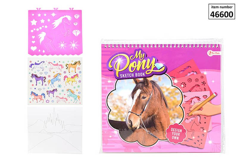 Toi Toys Design Je Eigen Pony Schetsboek