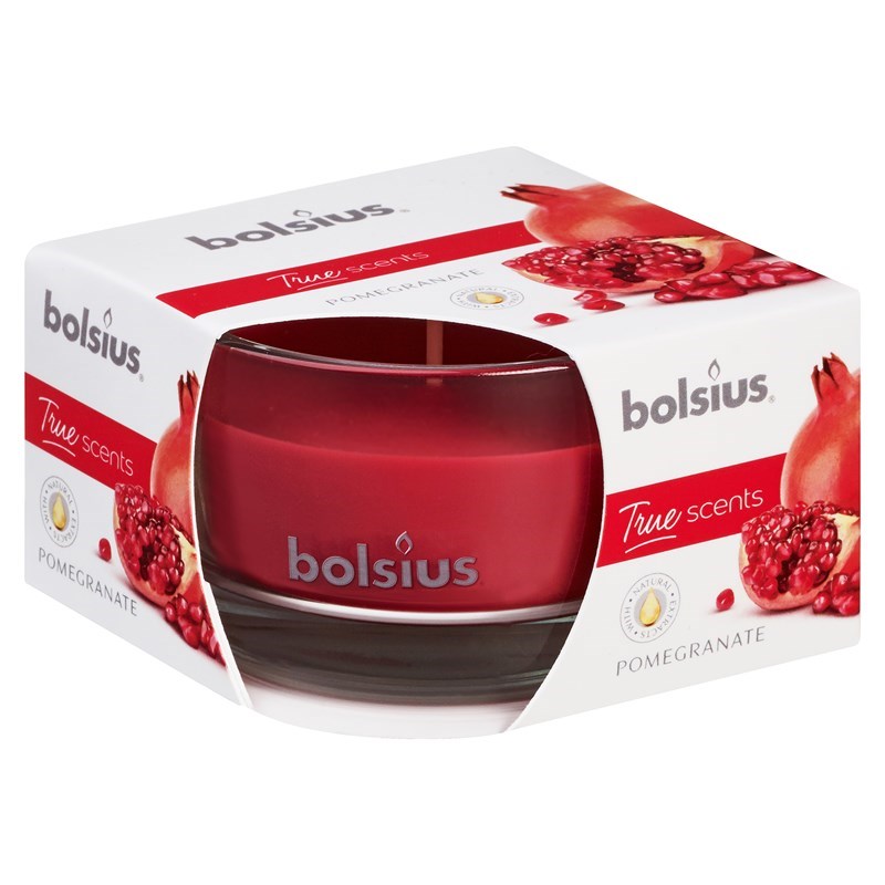 Bolsius Geurglas 80/73 True Scents Pomegranate