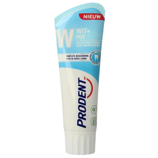 Prodent Tandpasta wit + fris 75ml