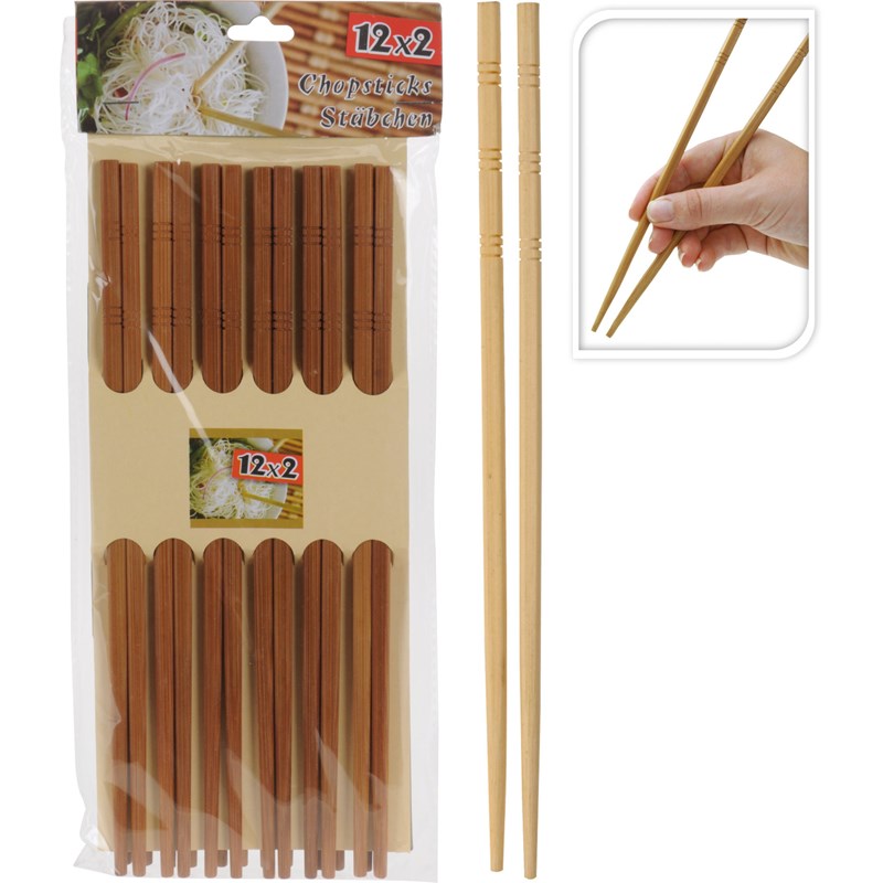 Chopsticks Bamboe 12 Stuks