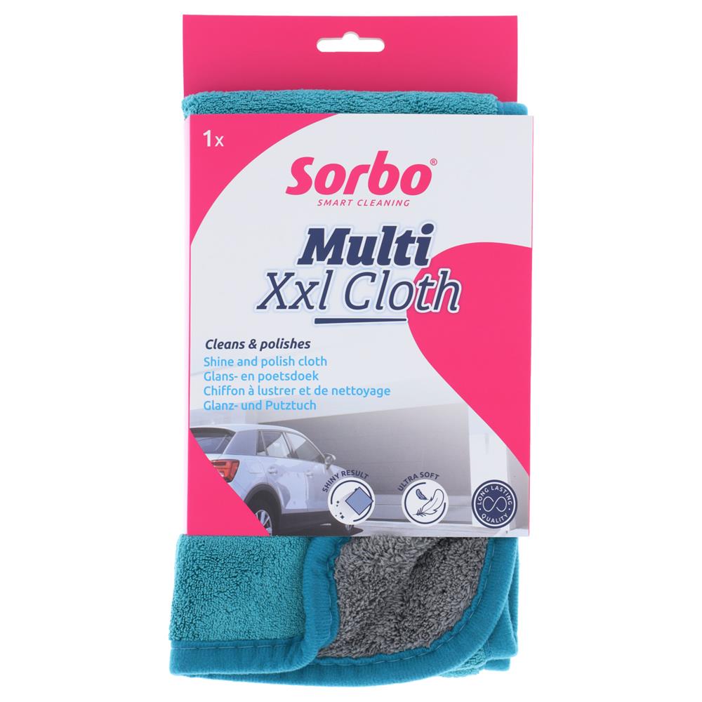 Sorbo Microvezel Glans- En Poetsdoek XXL 30x65cm