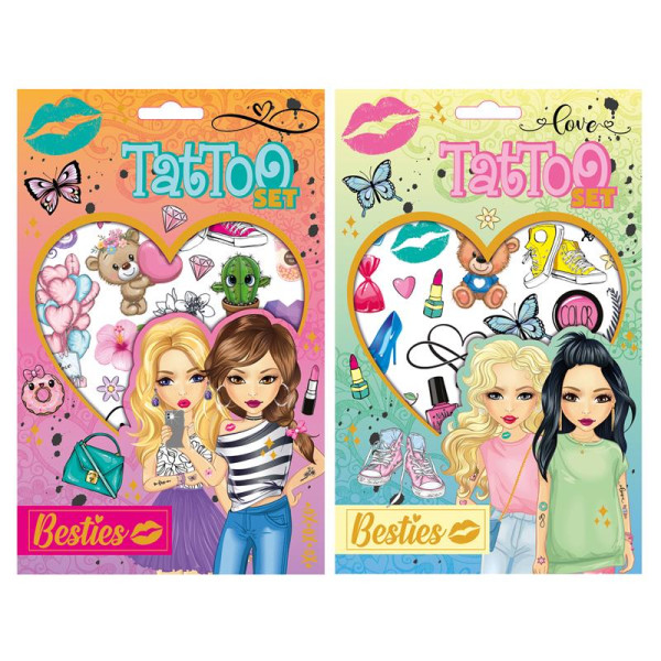 Grafix Besties Tattoo set 2 vel 20x13cm