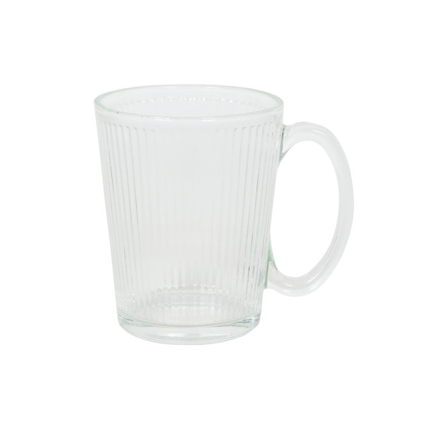 Theeglas ribbel 300ml doos a 6 stuks