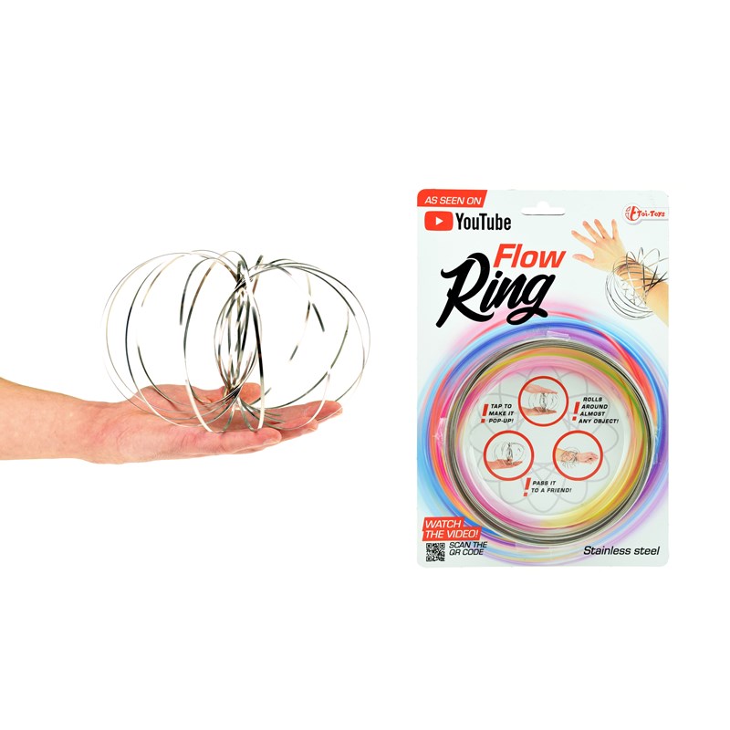 Toi Toys Magische Flowring RVS ?13cm