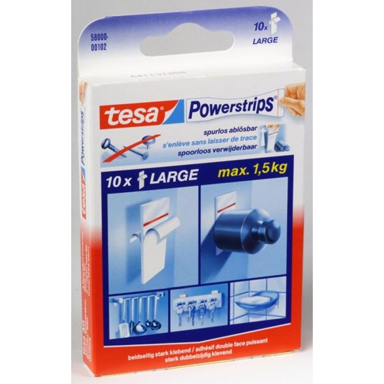 Tesa Powerstrips Large 10 St