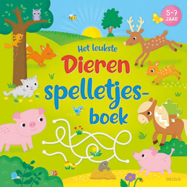 Het leukste dieren spelletjesboek (5-7j)