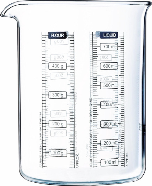 Pyrex maatbeker 750ml glas